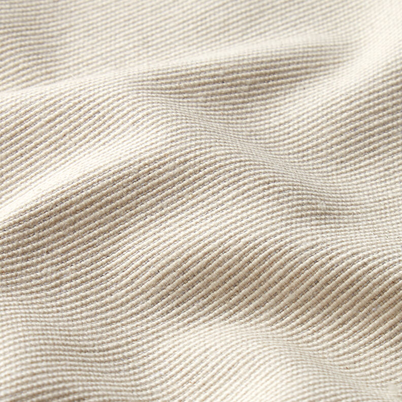 tessuto arredo, mezzo panama struttura a coste, cotone riciclato – naturale,  image number 2