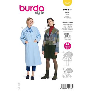 giacca / cappotto | Burda 5860 | 34-44, 