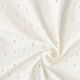 tessuto in cotone, ricami a giorno, gocce – bianco,  thumbnail number 3