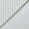 mussolina / tessuto doppio increspato double face Righe – canna palustre/bianco,  thumbnail number 1