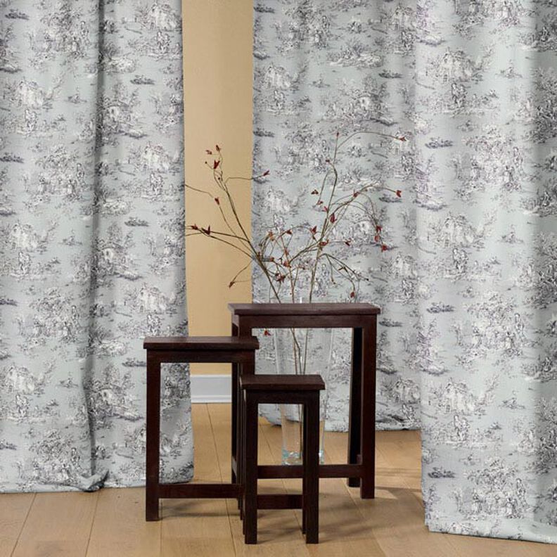 tessuto arredo Pastorale 280 cm – grigio,  image number 4