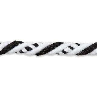 cordoncino stile navy [8mm] – bianco/nero, 