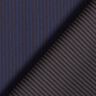 Tessuto per camicia a righe – blu marino/marrone,  thumbnail number 4