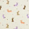 jersey di cotone Conigli e cuori | Poppy Fabrics – bianco lana,  thumbnail number 1