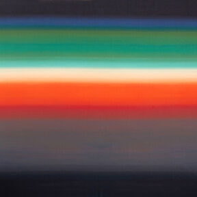 GOTS Batista di cotone Tramonto sfumato | TCC x LOOKS by Wolfgang Joop – arancione/grigio ardesia, 