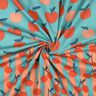 popeline di cotone Grandi mele | Poppy Fabrics – azzurro/salmone,  thumbnail number 3