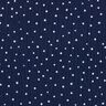 mussolina / tessuto doppio increspato piccoli pois – blu marino/bianco,  thumbnail number 1
