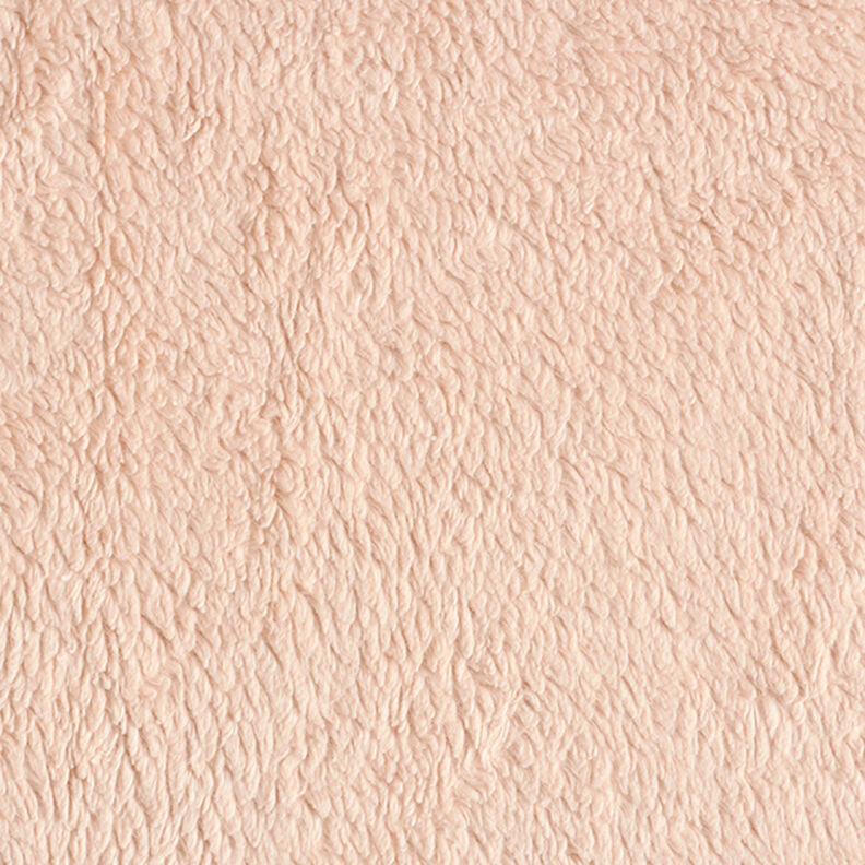 Sherpa in cotone tinta unita – beige,  image number 1