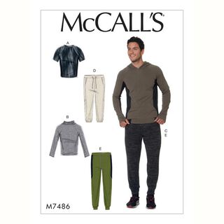 uomo - maglietta|pullover|pantalone, McCalls 7486, 