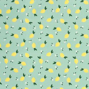 tessuto per costumi da bagno UPF50 limoni – menta chiaro/giallo limone, 