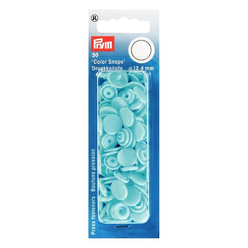 Bottoni da ribadire Color Snaps 34 – blu turchese | Prym,  image number 1