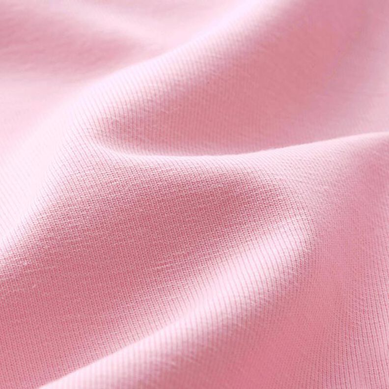 Baumwolljersey Medium Uni – rosa,  image number 4