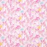 jersey di cotone Scarabocchi-unicorno – rosa,  thumbnail number 1