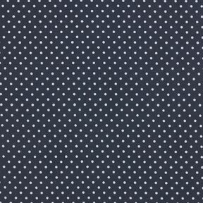Tessuto per fodere a pois – blu marino/bianco, 
