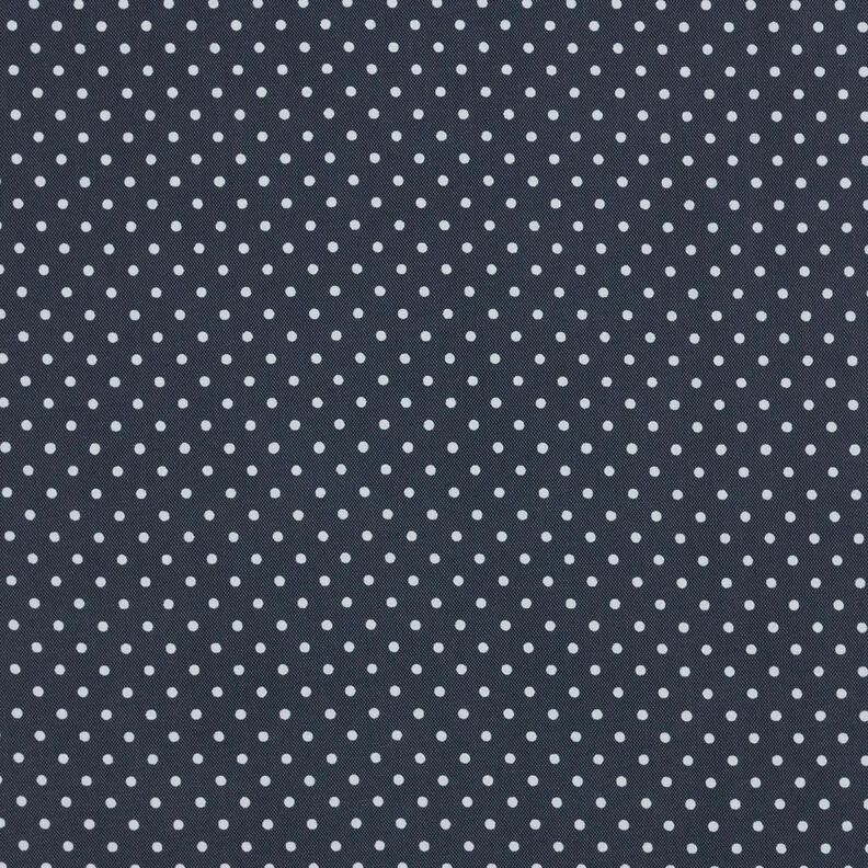 Tessuto per fodere a pois – blu marino/bianco,  image number 1