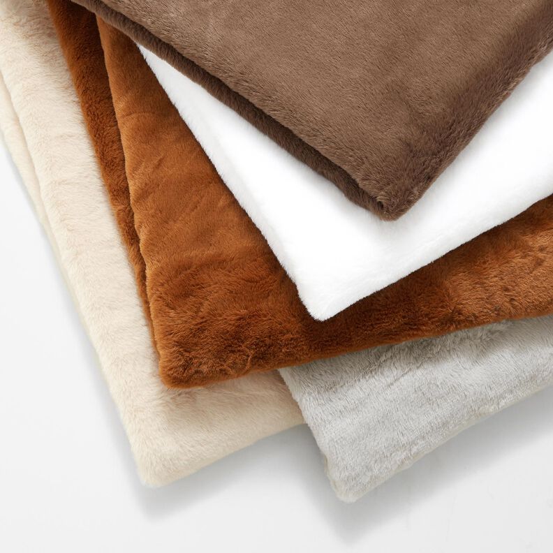 pelliccia sintetica di alta qualità monocromatica – rame,  image number 4