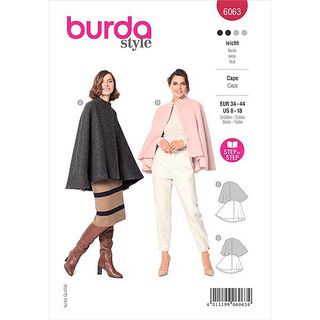 mantella, Burda 6063 | 34-44, 