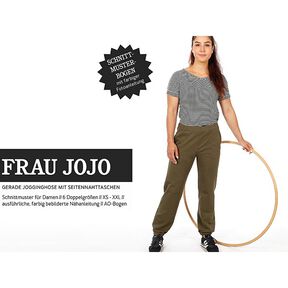 FRAU JOJO Pantaloni della tuta con tasche cucite lateralmente | Studio Schnittreif | XS-XXL, 