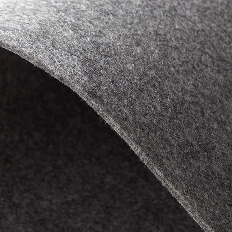 Feltro 45 cm / 4 mm di spessore mélange – grigio,  image number 1