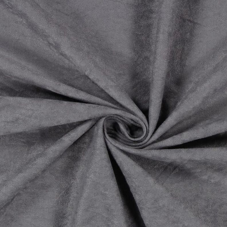 Micro velours Alova – grigio perla,  image number 1