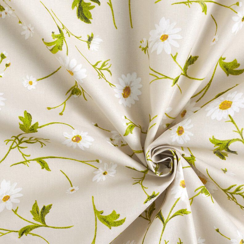 cotone rivestito Margheritine – naturale/bianco,  image number 4