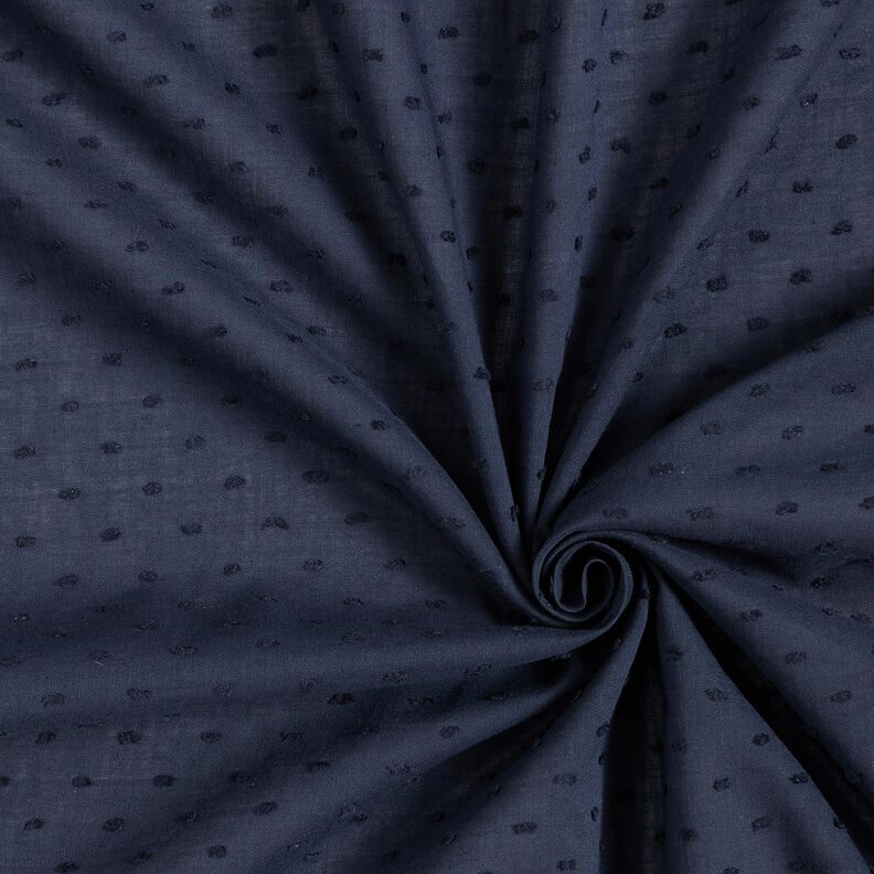 Batista di cotone Dobby – blu notte, image number 1