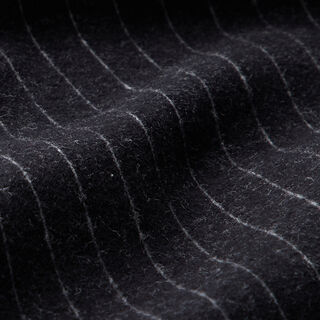 maglia jacquard garzata, gessato – nero, 