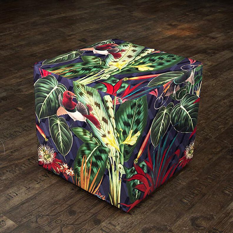 Velluto arredo Premium Giungla tenebrosa,  image number 9