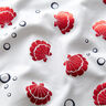 jersey di cotone Conchiglie Metallico – bianco/rosso,  thumbnail number 3