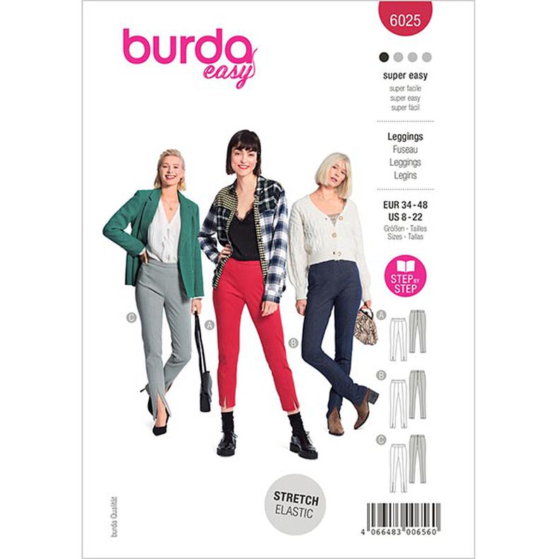 leggings, Burda 6025 | 34 - 48,  image number 1