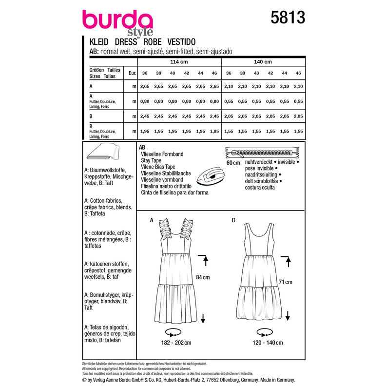 Vestito | Burda 5813 | 36-46,  image number 9