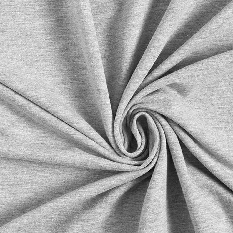 French terry leggero mélange – grigio chiaro, image number 1
