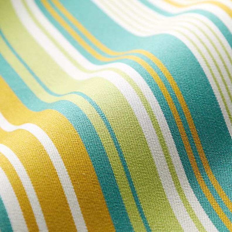 tessuto per tende da sole righe assortite – senape/verde chiaro,  image number 3
