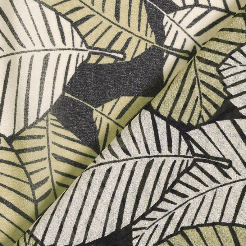 chiffon Foglie di palma – nero/anacardo, image number 4