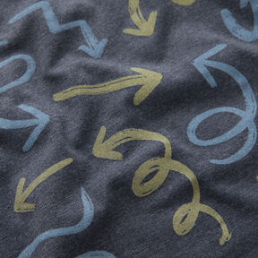 jersey di cotone Frecce selvagge | by Poppy blu marino, 