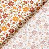 popeline di cotone fiori autunnali – bianco/rosso borgogna,  thumbnail number 4