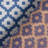 Tessuto jacquard da esterni losanghe – blu,  thumbnail number 4