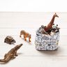 tessuto in cotone cretonne piccoli animali selvatici – grigio argento,  thumbnail number 6