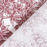 tessuto arredo tessuti canvas romanticismo – bianco/rosso carminio,  thumbnail number 4