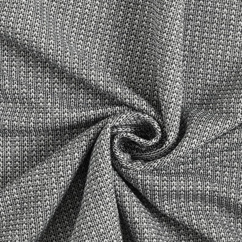 Terry francese glitterato – nero,  image number 4