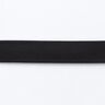 Nastro in sbieco Cotone bio [20 mm] – nero,  thumbnail number 1