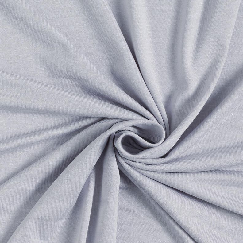 Jersey estivo in viscosa media – grigio argento,  image number 1