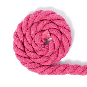 Cordoncino in cotone [Ø 14 mm] 12 - rosa fucsia, 