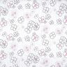 Fiori in voile stropicciato e motivo leopardato – bianco/nero,  thumbnail number 1