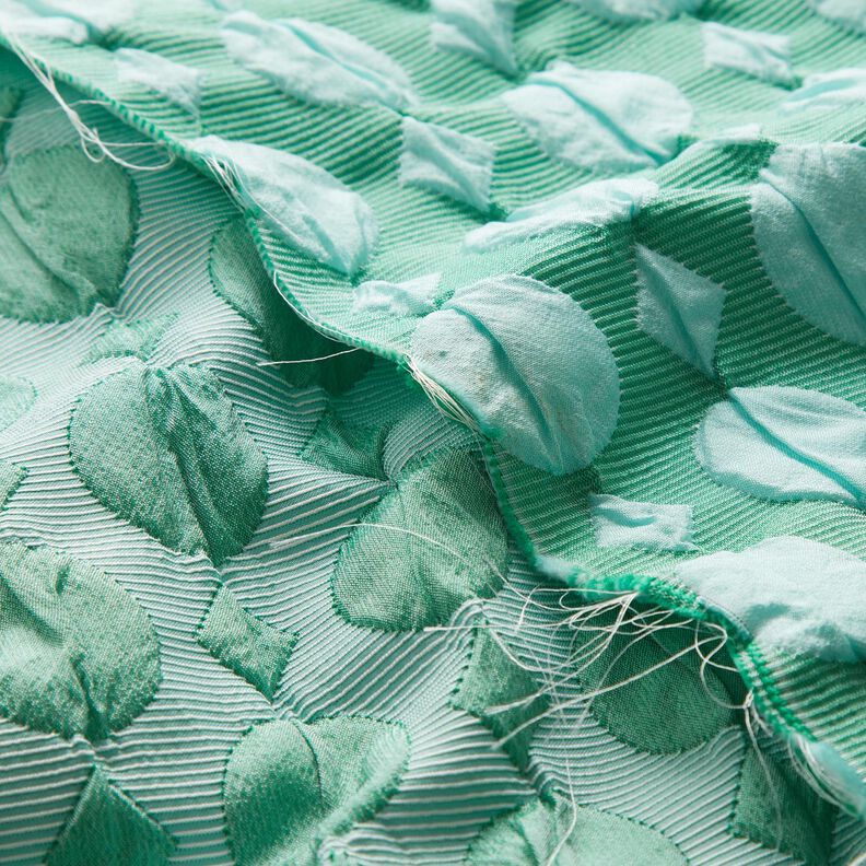 cloqué Pois e diamanti – verde salvia/blu ghiaccio,  image number 5