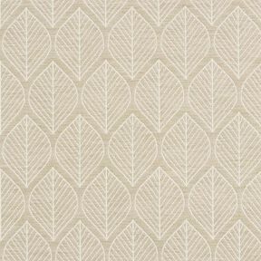tessuto arredo jacquard foglie – beige, 