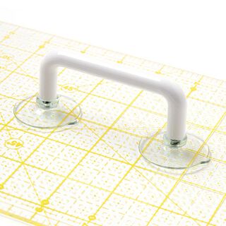 ferma - righello con ventosa doppia - bianco, 