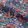 tessuto in cotone cretonne Fiorellini misti – blu notte,  thumbnail number 2