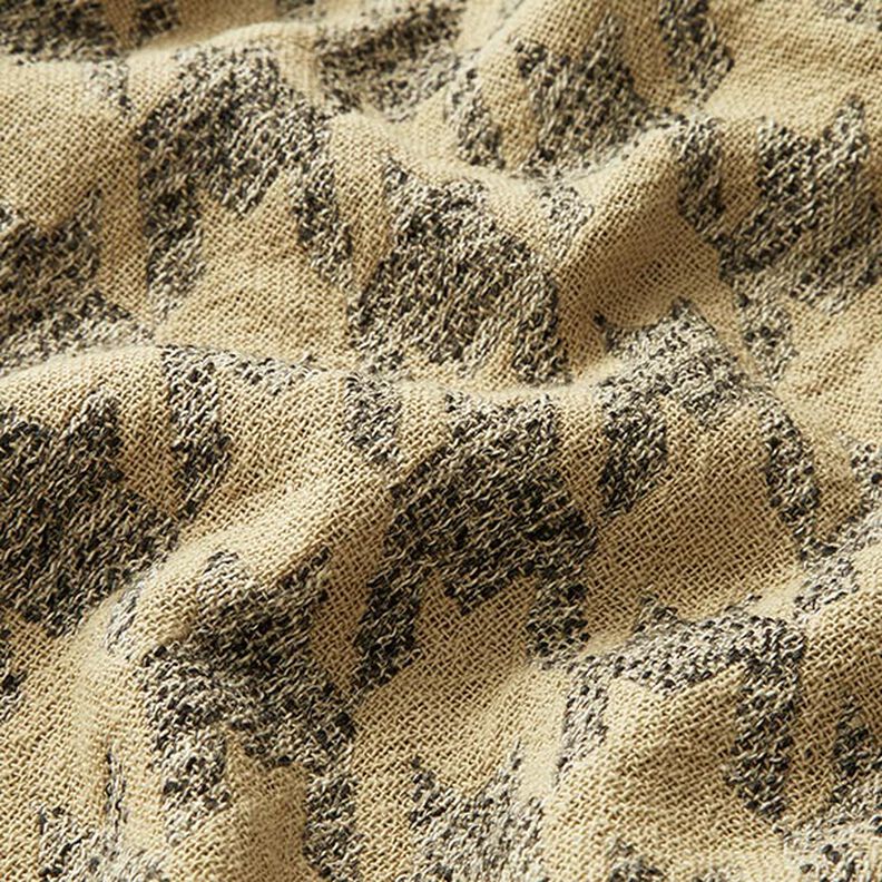 tessuto doppio pied de poule grande – beige/grigio, image number 2