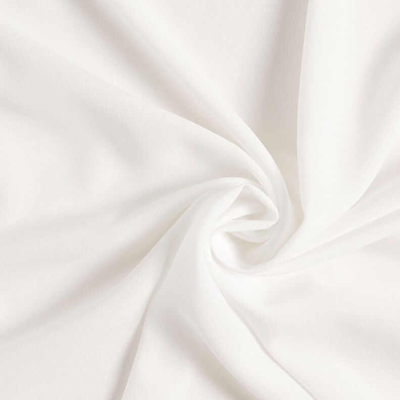 georgette increspato – bianco lana,  image number 1